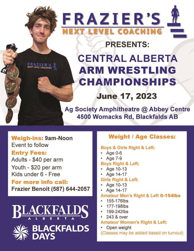 Blackfalds Days - Arm Wrestling Championships