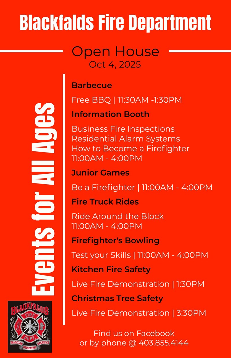 Blackfalds Fire Department Open House